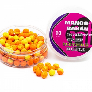 Boilies Novák Feeder Carp Method 10mm - mango/banán